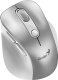 Mysz Genius Mysz bezprzewodowa, Genius Ergo 9000S Pro, srebrna, optyczna, 2400DPI 2