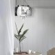 Lampa wisząca Syntron Lampa Szklana Stalowy drobne korale 50cm 1