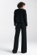 Nife Żakiet typu chanel, lniany - czarny - Z54 (kolor czarny, rozmiar 44) 4