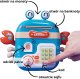 Woopie Elektroniczna Skarbonka Sejf Bankomat na Pin Kod Dostępu Krab Plecak Niebieski 3