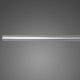 Lampa wisząca ALTAVOLA DESIGN Lampa wisząca Linea No.1B 120cm 3k srebrna ściemnialna (Barwa światła delikatnie ciepła, Kolor srebrny, Możliwość ściemniania tak) 1