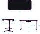 Biurko Ultradesk Frag V3 Czarno-Różowe 140 cmx60 cm 5