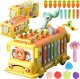 Woopie WOOPIE BABY Interaktywny Autobus Montessori Edukacyjny 6w1 Młoteczek Cymbałki +18 m 1
