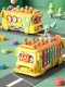 Woopie WOOPIE BABY Interaktywny Autobus Montessori Edukacyjny 6w1 Młoteczek Cymbałki +18 m 2