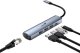 Genius USB (3.0) hub 4-port, UH-545, szary, Genius, 3x USB 3.0, 1x RJ45 2