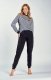 Taro PIŻAMA TARO 3219 TRUDY AW25 (kolor granat, rozmiar M) 2
