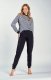 Taro PIŻAMA TARO 3219 TRUDY AW25 (kolor granat, rozmiar M) 3
