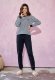 Taro PIŻAMA TARO 3219 TRUDY AW25 (kolor granat, rozmiar M) 4