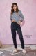 Taro PIŻAMA TARO 3219 TRUDY AW25 (kolor granat, rozmiar M) 7