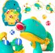 Woopie WOOPIE Gra w Rzutki Pistolet Dinozaur na Kulki Rzepy Tarcza Punkty Strzelanie 1