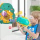 Woopie WOOPIE Gra w Rzutki Pistolet Dinozaur na Kulki Rzepy Tarcza Punkty Strzelanie 8