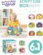 Woopie WOOPIE Interaktywna Kostka Sensoryczna Edukacyjna Montessori Sorter 6w1 2