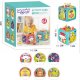 Woopie WOOPIE Interaktywna Kostka Sensoryczna Edukacyjna Montessori Sorter 6w1 6