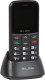 Telefon stacjonarny Blow 75-030# Telefon dla seniora blow czarny z podstawką s18d 1