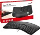 Klawiatura Genius Genius Ergo KB-700, CZ/SK, ergonomiczna, przewodowa (USB), czarna, Copilot 2