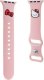 HelloKitty Hello Kitty Pasek HKAWLSCHBLP Apple Watch 42/44/45/49mm różowy/pink strap Silicone Kitty Head 10