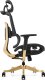 Krzesło biurowe Angel Fotel ergonomiczny ANGEL biurowy obrotowy Glamour Gold 7