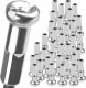 Cn Spoke Nyple CN Spoke SN16, 16 mm, stalowe, srebrne, 38 szt. 1
