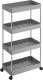 Leobert Szafka na kółkach 4 półki szara - KSC010G01 1