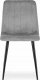 Leobert Krzesło LAVA - jasny szary aksamit x 4 2