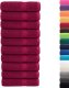 vidaXL Ręczniki do rąk, premium 10 szt., bordo, 50x100 cm, bawełna 2