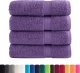 vidaXL Ręczniki kąpielowe, premium, 4 szt., fioletowe, 70x140 cm 2