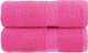 vidaXL Ręczniczki premium, 2 szt., różowe, 30x30 cm, bawełna 100% 1