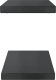 vidaXL Półki ścienne, 2 szt., 50x23,5x3 cm, czarna stal nierdzewna 5