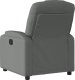 vidaXL Elektryczny fotel rozkładany, ciemnoszary, obity tkaniną 4
