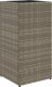 vidaXL Donice ogrodowe, 2 szt., szare, 30x30x60 cm, rattan PE 5