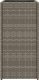 vidaXL Donice ogrodowe, 2 szt., szare, 30x30x60 cm, rattan PE 7