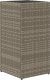 vidaXL Donice ogrodowe, 2 szt., szare, 30x30x60 cm, rattan PE 8