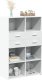 vidaXL Wysoka szafka, biała, 80x42,5x124 cm 3