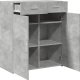 vidaXL Szafka, szarość betonu, 80x42,5x93 cm 7