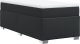 vidaXL Łóżko kontynentalne z materacem czarne 80x200 cm 9