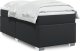 vidaXL Łóżko kontynentalne z materacem czarne 90x190 cm 1