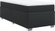 vidaXL Łóżko kontynentalne z materacem czarne 90x190 cm 2