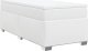 vidaXL Łóżko kontynentalne z materacem białe 90x200 cm 9