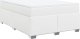 vidaXL Łóżko kontynentalne z materacem białe 140x200 cm 2