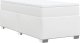 vidaXL Łóżko kontynentalne z materacem białe 100x200 cm 9