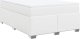 vidaXL Łóżko kontynentalne z materacem białe 160x200 cm 2