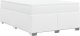vidaXL Łóżko kontynentalne z materacem białe 160x200 cm 9