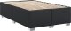 vidaXL Łóżko kontynentalne z materacem czarne 120x190 cm 5