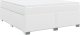 vidaXL Łóżko kontynentalne z materacem białe 180x200 cm 9