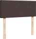 vidaXL Łóżko kontynentalne z materacem, brązowe, tkanina, 120x200 cm 7