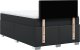 vidaXL Łóżko kontynentalne z materacem czarne 120x190 cm 6