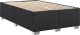 vidaXL Łóżko kontynentalne z materacem czarne 120x190 cm 8