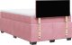 vidaXL Łóżko kontynentalne z materacem, różowe, 120x200 cm, aksamit 12
