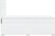 vidaXL Łóżko kontynentalne z materacem białe 90x200 cm 9