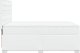vidaXL Łóżko kontynentalne z materacem białe 160x200 cm 9